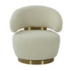 TOV Furniture Austin 17.5" Transitional Fabric Upholstered Accent Chair in Green - 3 of 4