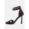 Last Sip Micro Suede High Heel Sandals - 3 of 4