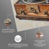 Notoriart Vintage Record Player Bar Cart Art For Men Unframed - 4 of 4