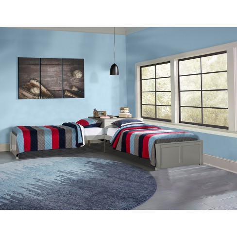 L shaped twin bed set online