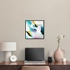 Art Remedy Still Violas Blue Abstract Wall Art Framed - 2 of 4