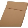 Oversart (2Pcs)Outdoor Chaise Lounge Cushion (Without Chaise Lounge) - 3 of 4