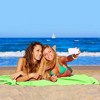PiccoCasa Microfiber Beach Towel Lightweight Absorbent Travel Towels for Beach Swim Sports - 2 of 3
