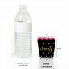 Big Dot of Happiness Chic 70th Birthday - Pink, Black and Gold - Party Mini Favor Boxes - Birthday Party Treat Candy Boxes - Set of 12 - 2 of 4