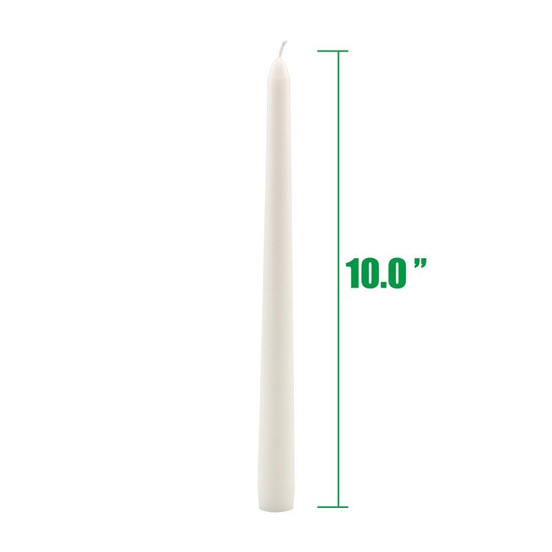 10" Taper Candle White - Stonebriar Collection, 5 of 7