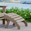 WestinTrends Dylan Outdoor Patio HDPE Adirondack Ottoman Footrest - 2 of 4