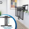 Mount-It! Height Adjustable Fireplace TV Mount, Above Fireplace Pull Down Mantel TV Wall Mount with Spring Assist, Fits 43-70 Inches, 72 Lbs Capacity - 2 of 4