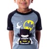 DC Comics Toddler Boys' Batman Pajamas Night Riding 2 Piece Pajama Set Night Cruising - 3 of 4