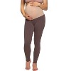 Felina Women's Velvety Soft Maternity Leggings For Women - Yoga Pants For Women, Maternity Clothes - (2-Pack) - 2 of 4