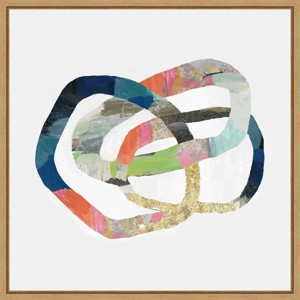 16" x 16" Allied I by PI Gallerie Framed Canvas Wall Art - Amanti Art: Modern Lithograph, Sawtooth Back, Polystyrene Frame - 1 of 4