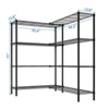 Karl Home 69.7 in.W Metal Shelving Unit - 4 of 4