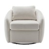 Modern Cozy Barrel Swivel Chair - WOVENBYRD - 3 of 4