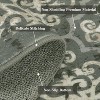Machine Washable Area Rug, Soft Boho Neutral Geometric Carpet, Stain & Water Resistant Low Pile Faux Wool Rug for Living Room Bedroom Decor - 4 of 4