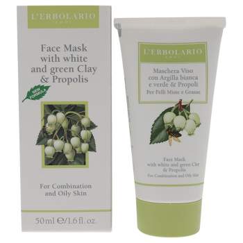 Face Mask With White and Green Clay by LErbolario for Unisex - 1.6 oz Mask