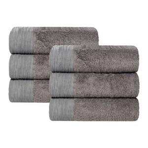 Rayon From Bamboo Cotton Blend Eco-Friendly Hypoallergenic Solid Bathroom Towel Set by Blue Nile Mills - 1 of 4