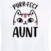 Women's - Instant Message - Purrfect Aunt Short Sleeve Graphic T-Shirt - 2 of 4