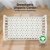 KeaBabies 2pk Soothe Fitted Crib Sheets Neutral, Organic Baby Crib Sheets, Fits Standard Nursery Baby Mattress - 2 of 4