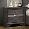 Sapphtopaz Modern Nightstand with 2 Drawers Bedside Table with Hidden Jewelry Tray & Round Knob Handle Night Stand for Bedroom, Living Room - 2 of 4