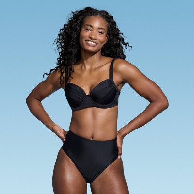 Lands' End Women's Retro Bikini Top
