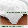 BAGOKIE 3-Piece Ruffle Bed in a Bag Comforter Set - 4 of 4