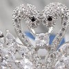 Alilang Elegant Crystal Swan Brooch with Marquise Rhinestone Feather Detailing - 3 of 4