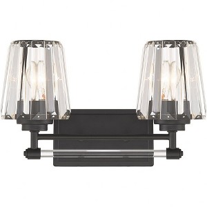 Savoy House Garnet 2 - Light Vanity in  Matte Black - 1 of 1
