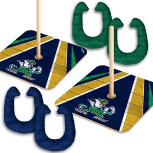 NCAA Notre Dame Fighting Irish Horseshoe Bag Toss Game Set - 1 of 4