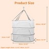 Unique Bargains Herb Drying Rack Mesh Net with Zipper Collapsible for Seeds Buds Fruits - 2 of 4