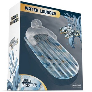 Galvanox Inflatable Water Lounger Floating Chair with Build In Headrest, Armrest and Drink Holder - Great Tanning and Relaxing Pools, Lakes & More - 1 of 4