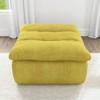 Vynxaria Bean Bag Seats - Sunny Yellow Floor Lounger, Armless Backless Sofa Chair for Living Room & Office (Modern Accent Piece) - 3 of 4