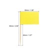 Unique Bargains Small Labeling Marking Cake Cocktail Decor Flag Toothpicks 100 Pcs - 2 of 4