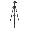 Vivitar® Professional Tripod with 3-Way Fluid Pan Head (62 In.) in Black - image 3 of 4