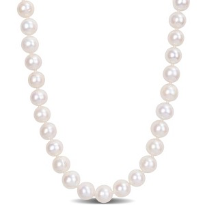 EVERLY JEWELRY | 14k Yellow Gold 9-10mm Freshwater Cultured Pearl Strand Necklace, 18 inc - 1 of 4