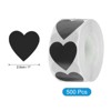 Unique Bargains DIY Crafts Vinyl Self-Adhesive Heart-Shaped Waterproof Sticker 500 Pcs - 2 of 4