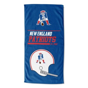 30"x60" NFL New England Patriots 40 Yard Dash Legacy Printed Beach Towel - 1 of 3