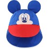 Disney Mickey Mouse Baby Boys UPF 50+ Rash Guard, Swim Trunks and Sun Hat with Ears 3 Piece Bathing Suit Set for Infants - 12M - 4 of 4