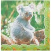 Sparkle and Bash 150 Pack Koala Paper Disposable Napkin Napkins for Kid's Animal Birthday Party Supplies, 6.5" - 4 of 4