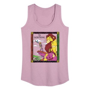 Women's - Disney - The Lion King Graphic Racerback Tank - 1 of 4