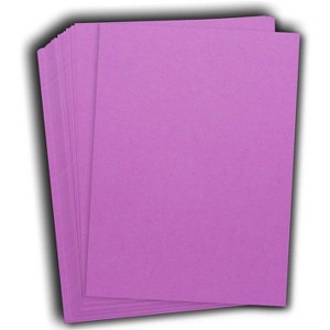 Hamilco Colored Cardstock Paper 11" x 17" Pearly Purple Color Card Stock Paper 50 Pack - 1 of 4