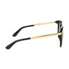Dolce & Gabbana  501/8G Womens Round Sunglasses Black 52mm - 3 of 3