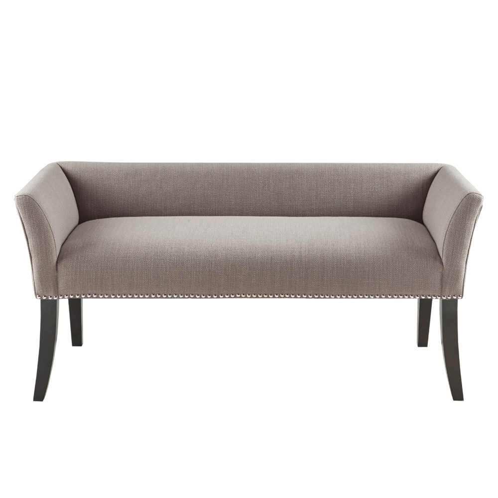 Photos - Chair Madera Accent Bench Gray