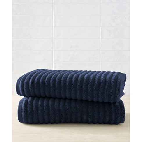 Trio bath towel, Blue