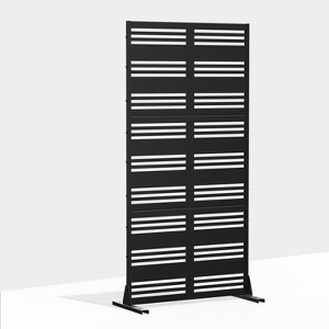 Dovelina Metal Outdoor Privacy Screen Freestanding Patio Decorative Screens - 1 of 4