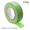 Unique Bargains Strong Adhesion No Sticky Residue DIY Crafts Masking Tapes 21 Yards 3 Pcs - 3 of 4