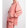 Women's Terry Knit Hoodie - Easel - 2 of 3
