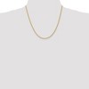 Black Bow Jewelry 2.25mm, 14k Yellow Gold, Handmade Solid Rope Chain Necklace - 2 of 4