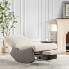 Runesay Gray Modern Rocking Chair Recliner - 4 of 4