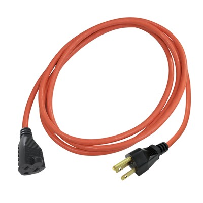 Woods Outdoor 50 Ft. L Orange Extension Cord 16/2 : Target