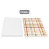 10ct Blank Fall Cards Pack Plaid - 3 of 4