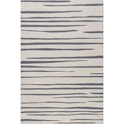 Frenshe Interiors x Rugs USA - Studio Striped New Zealand Wool Indoor Area Rug